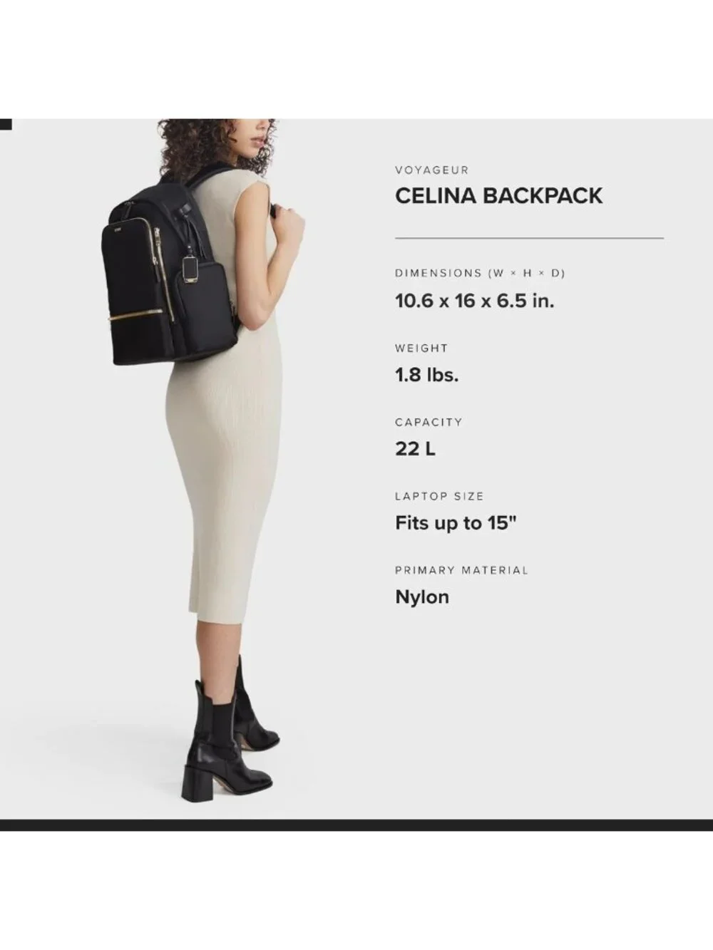 Stylish Unisex Celina Backpack - Durable, Lightweight, Perfect for Travel